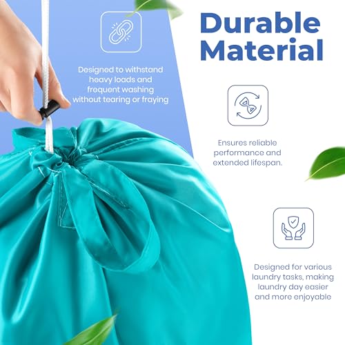 Bolsas de diseño divertido para ropa sucia con capacidad extragrande pack de 2 6