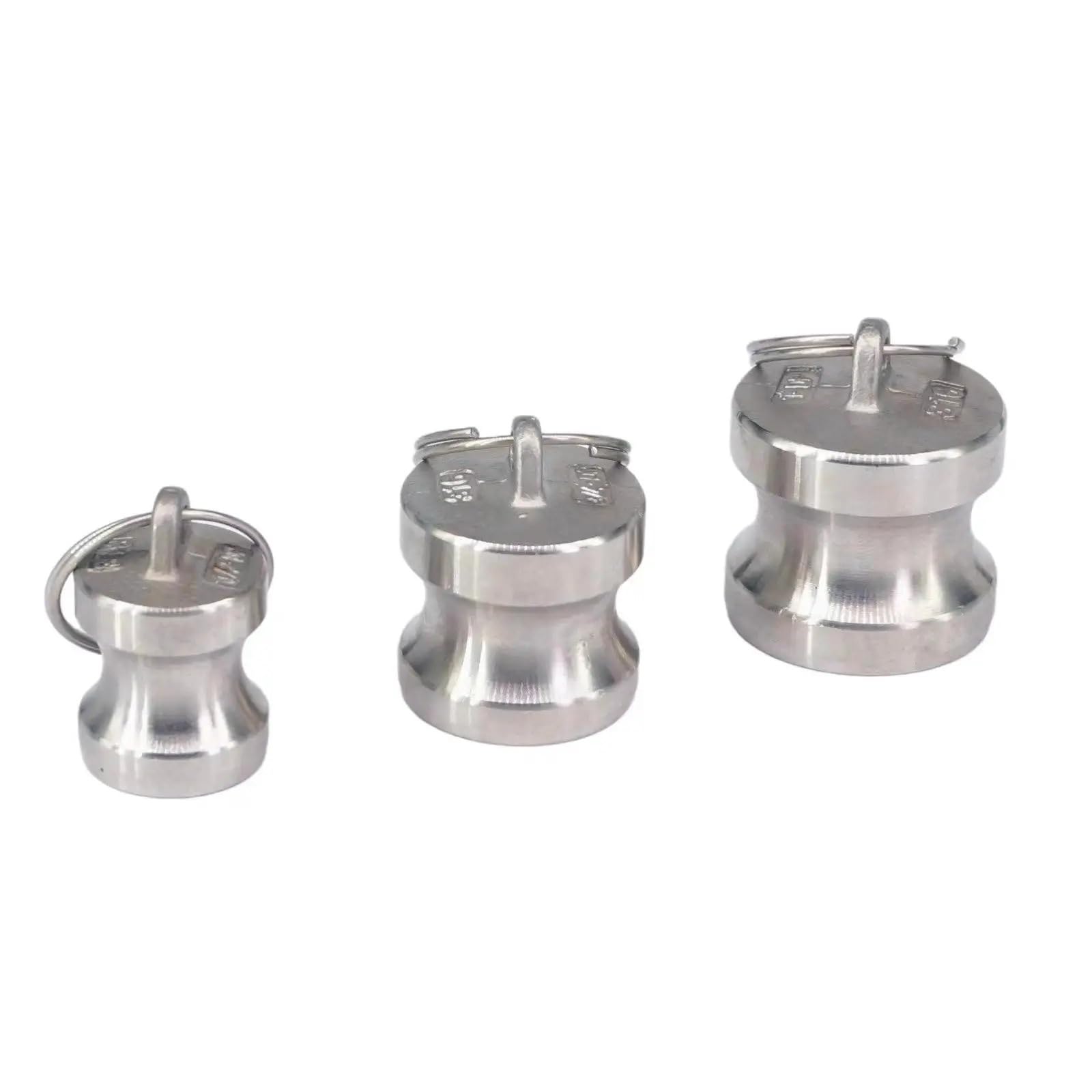 1 szt. rozmiar 0,5 cala 1,9 cm 1 cal 1-0,6 cm 1-1,3 cm 5 cm 5-1,3 cm 5-1,3 cm 7,6 cm 10,2 cm 304 stal nierdzewna typ DP camlock mocowanie zatrzymanie przepływu (1,3 cm)