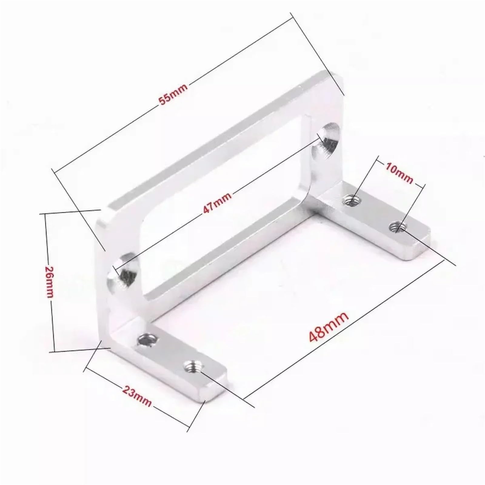 RC Voitures Pièces pour Pièces Rechange Décoratives Avions Bateaux Voitures Radiocommandés 1 Support Servo Alliage D'aluminium S3003 pièces Modèles Réduits