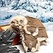 ULTRAFINO Ushanka Trooper Russian Pilot Aviator Leather Winter Trapper Hat Sizes