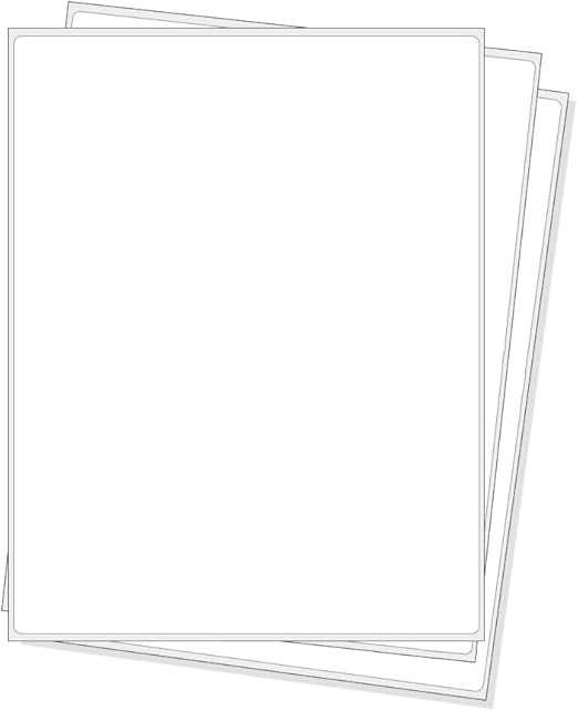 Full Sheet Address Shipping Labels 81/2" x 11" 500