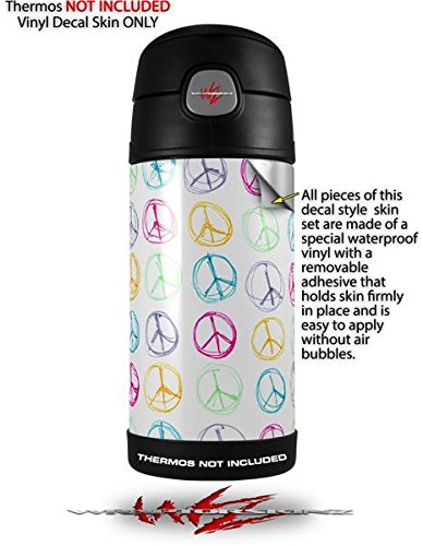 Amazon.com: Skin Decal Wrap compatible with Thermos Funtainer 12oz Bottle  Kearas Peace Signs (BOTTLE NOT INCLUDED) by WraptorSkinz : Sports & Outdoors
