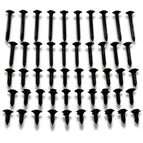 GM 50-Piece Interior | Exterior | Molding | Bezel | Trim | Door Panel | Headliner | Dash | Phillips Screws | Hardware | Black (#8) | FITS: Chevrolet, Buick, Oldsmobile, Pontiac, Cadillac, GMC Trucks