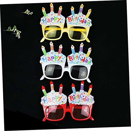 NOLITOY 6 Pçs Suprimentos De Óculos Favores Cor Para Foto + Banquete Cor De Vela Vermelha Para Crian