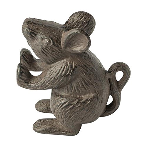 Cast Iron Mouse Door Stop - Decorative Rustic Door Stop - Stop your
