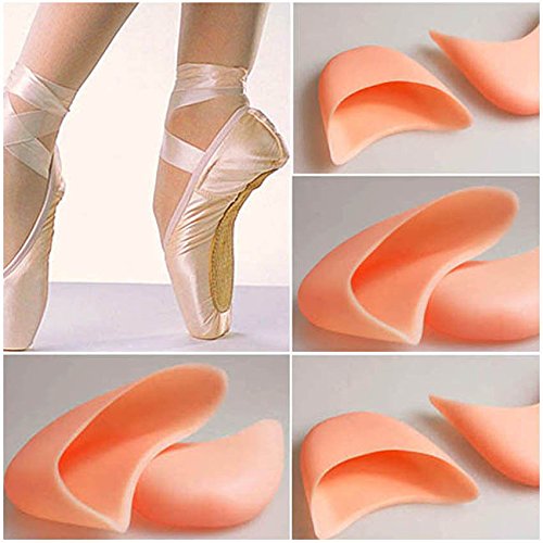ULTNICE Silicone Ballet Shoes Bique/Biqueiras Protetoras/Gel Massagem Alívio da Dor Almofada para Sa