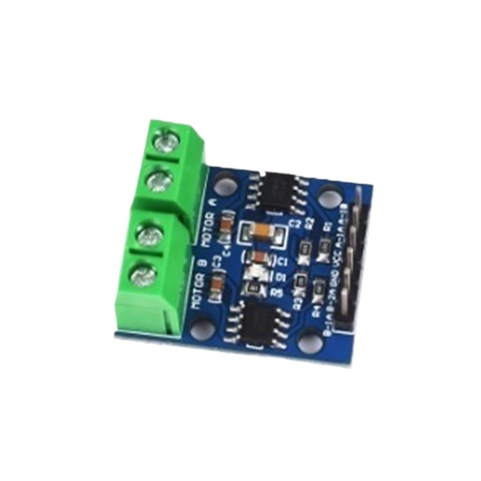 Controlador de motor, Módulo Controlador De Motor CC 10 Piezas, Canales Puente H Duales For Robots Automóviles Inteligentes, Placa Controladora Velocidad 2,5-12 V,Control inteligente