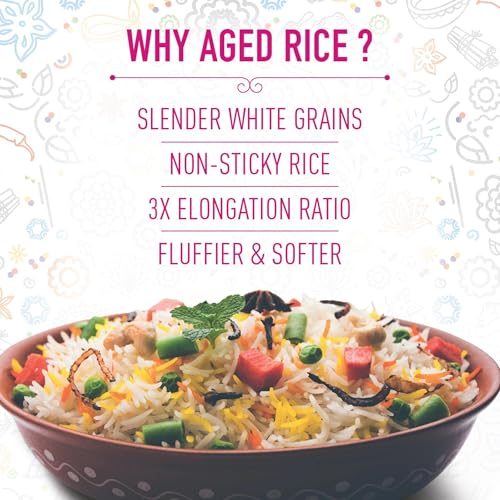 Image of India Gate Feast Rozana Basmati Rice 5Kg (Pack of 2)