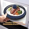 Amazon.com: Glass Microwave Cover for Food 10.5 Inch Microwave Splatter ...