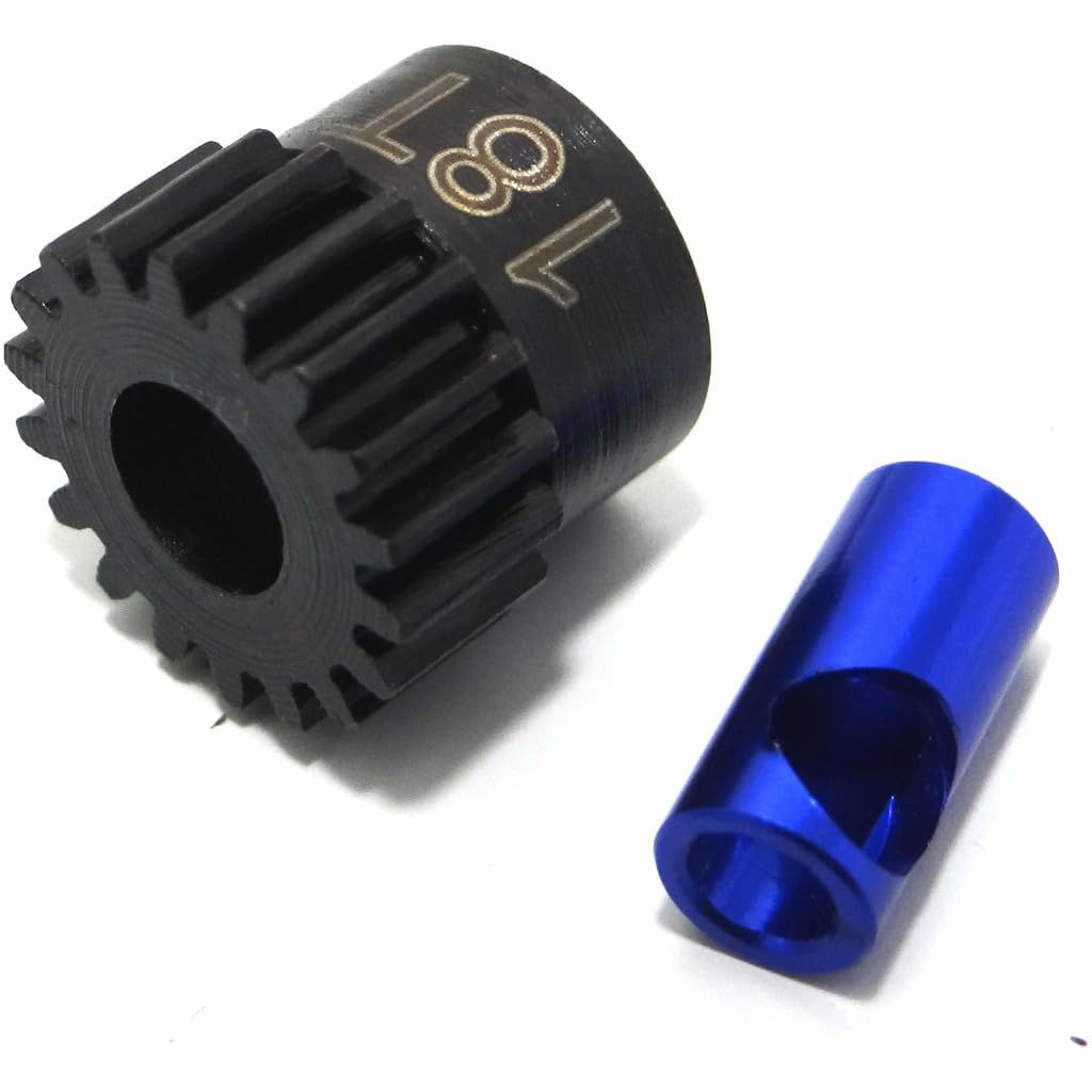 Hot Racing NSG18M06 18t Steel Mod 0.6 Pinion Gear 5mm