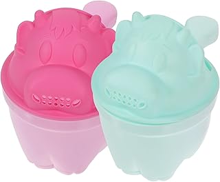 Hohopeti 2 Pçs Xampu Xampu Xampu Infantil Xampu Para Bebê Copos Para Lavar Banho Enxágue Para Lavar O Cabelo Xampu Para Banho Suprimentos De Banho Tpe Recém-Nascido Para Chá De Bebê