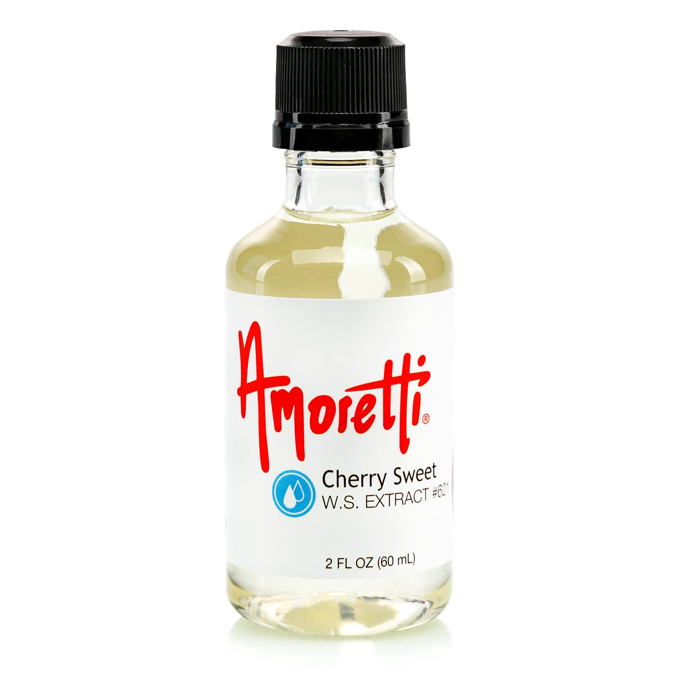 Amoretti - Cherry Sweet Extract Water Soluble 2 oz - Highly Concentrated & Perfect For Pastry, Savory, Brewing, and more, Preservative Free, Vegan, Kosher Pareve, Keto Friendly