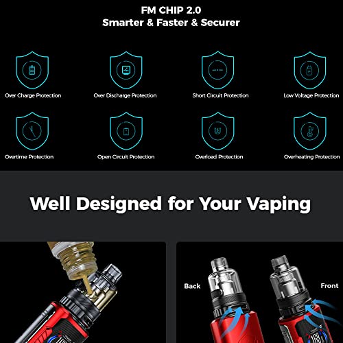 Freemax-Maxus-Max-Pro-168W-Kit-No-Nicotine-2ml-Cartridge-Gunmetal