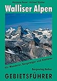 Walliser Alpen: Gebietsführer für Wanderer, Bergsteiger und Kletterer - Michael Waeber, Marianne Bauer 