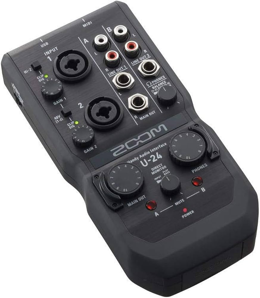 ZOOM U-24 オーディオインターフェイス Amazon.com: Zoom U-24 Handy Audio Interface, 2-Channel