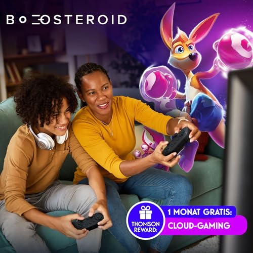 THOMSON Gamepad 400A – Bluetooth-Gamecontroller für TV und PC, Sprachassistentenfunktion, Inhaltssuch- und Wiedergabefunktion