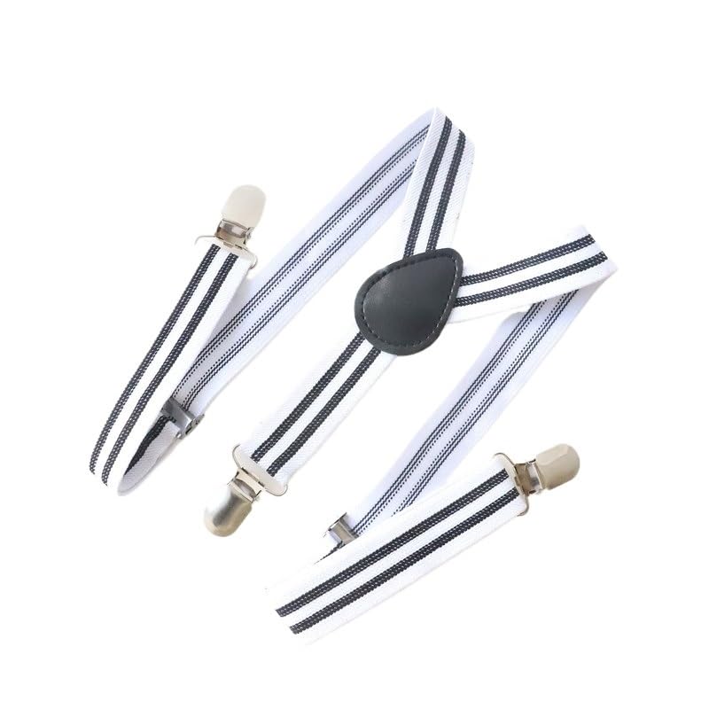 Bretelles invisibles for hommes, très résistantes, à porter sous un vêtement bretelles en Y, 3,8 cm, avec boucles pression Pour Pantalon
