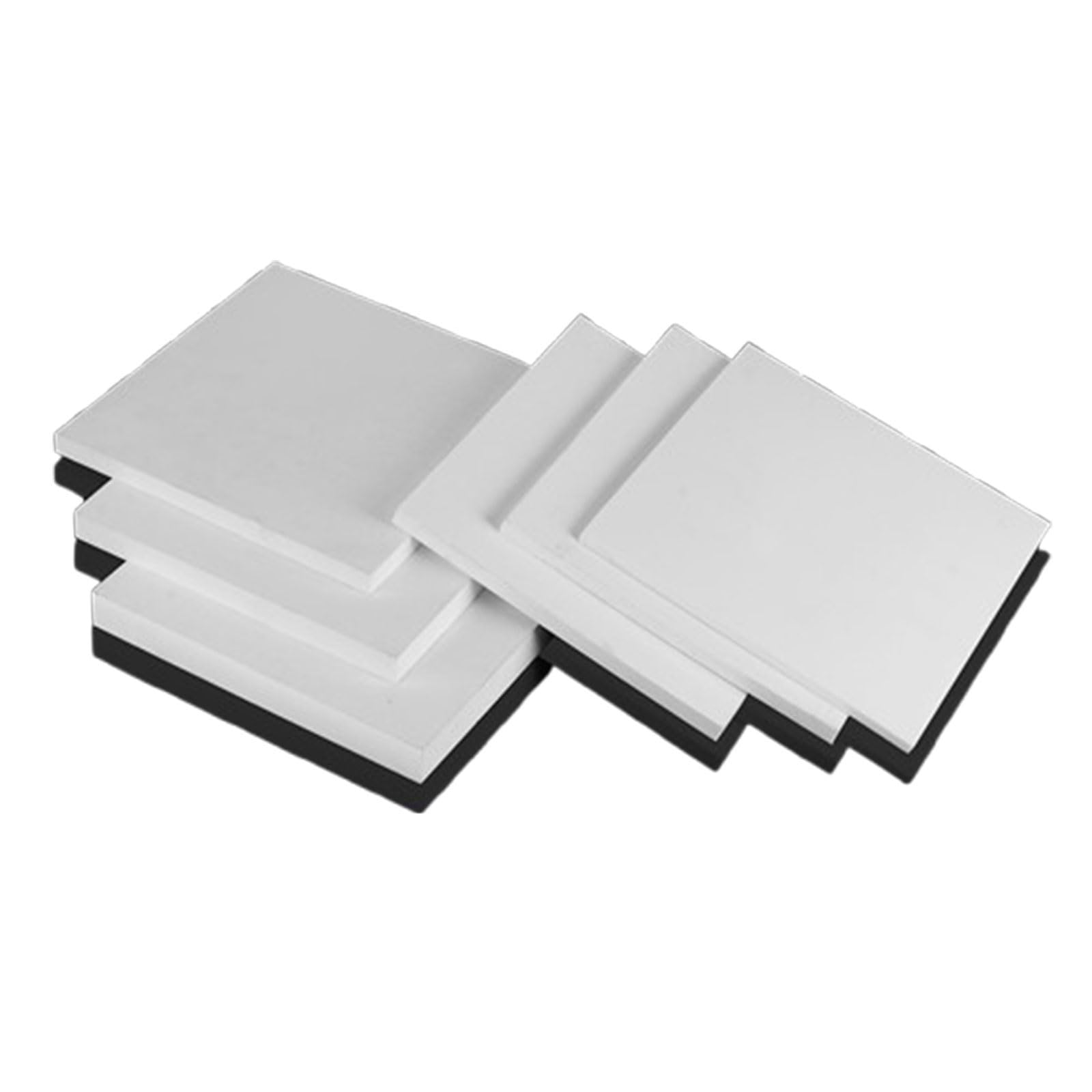 Arkusz z tworzywa sztucznego PTFE, 1-częściowy arkusz z tworzywa sztucznego teflonowego PTFE, biały, wiele rozmiarów dla mechaników i elektroniki(300 * 300 * 15mm)