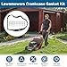 Misfart 594195 Crankcase Gasket Kit with Mounting Bolts Lawnmowers Crankcase Gasket Accessories Compatible with Briggs Stratton Small Gasoline Engines Replace Part 591911, 697227, 690945, 273488