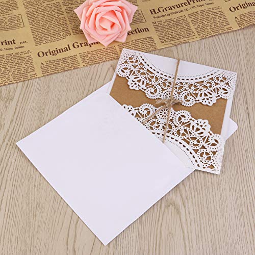 HEALLILY 10Pcs Cartãde Cnvite Cartãde Cnvite de Casamengantes Cartões de Cnvite para Festa de Casame