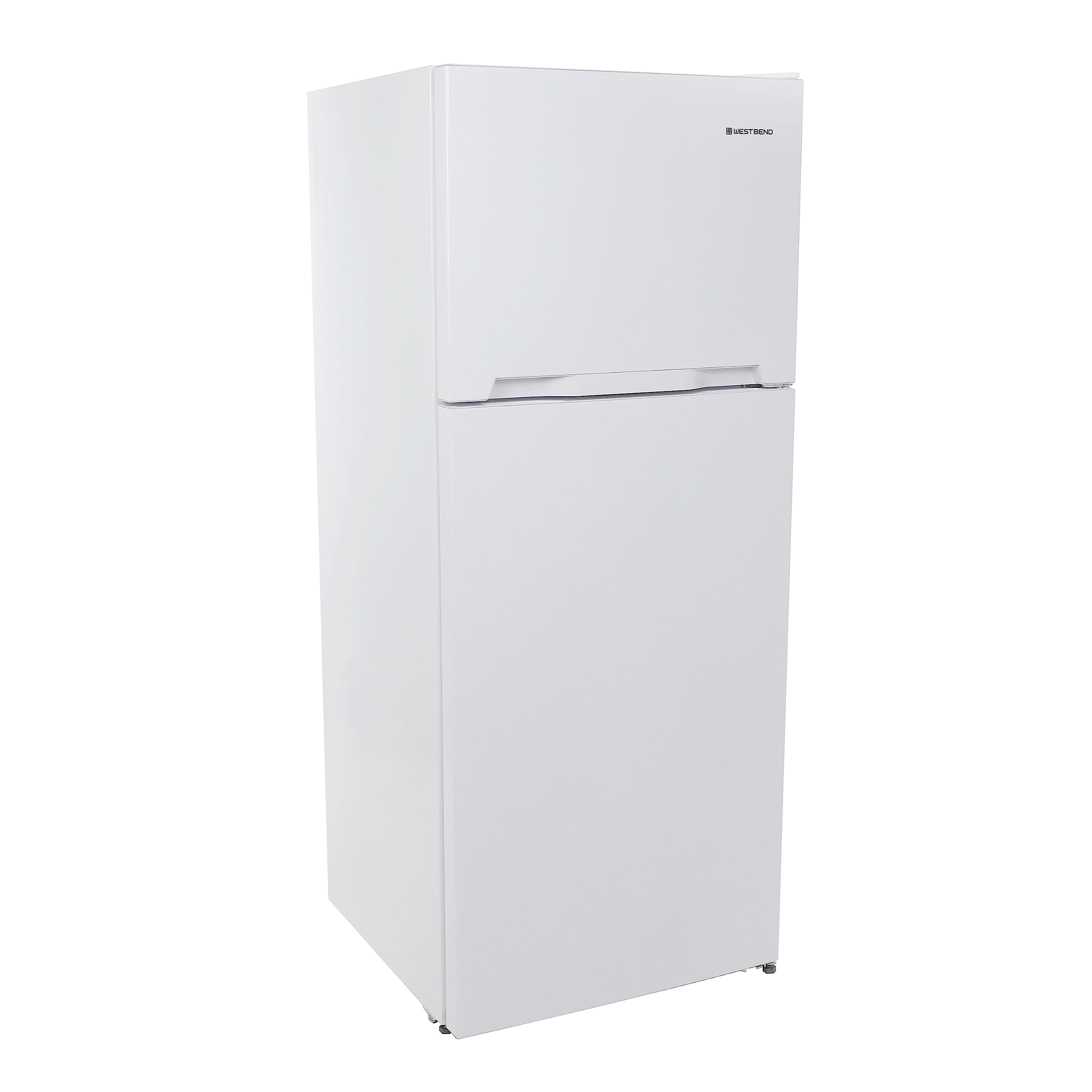 West Bend Apartment Refrigerator Freestanding Dual Door Design Fridge With Top Freezer, Adjustable Electronic Control And Frost Free Defrost, For Condo, House, Small Kitchen Use, 14.3-Cu.Ft, White on Fridge.com - View 3