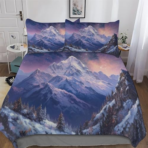 Housse de couette 3D premium en microfibre haute densité parure de lit double - 2