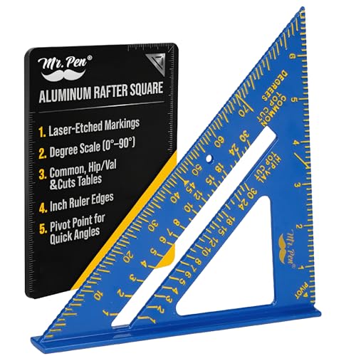 Mr. Pen 7 Inch Aluminum Alloy Rafter Square