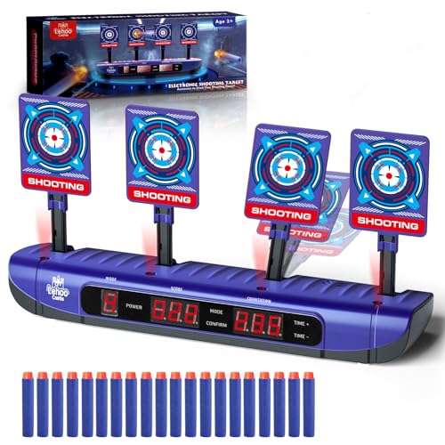 Lehoo Castle Bersaglio Nerf Pistola, Ripristino Automatico Digitale Punteggio Target