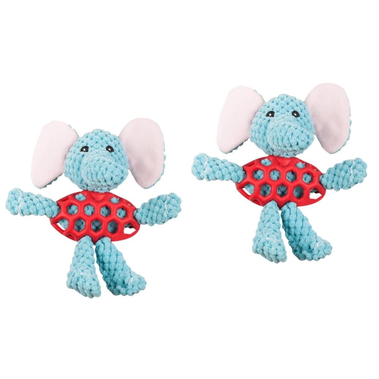 SUPVOX 2piezas Juguete De Masticar para Perros De Peluche para Entrenamiento De Cachorros para Fortalecer La Relación y Diversión El Exterior