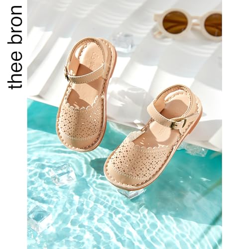 Image of THEE BRON Toddler Girls Espadrilles Sandals Hollow Out Rustic Dress Shoes