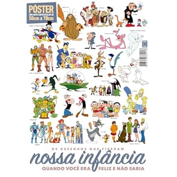 Capa do livro Os Desenhos que Fizeram Nossa Infância - Pôster