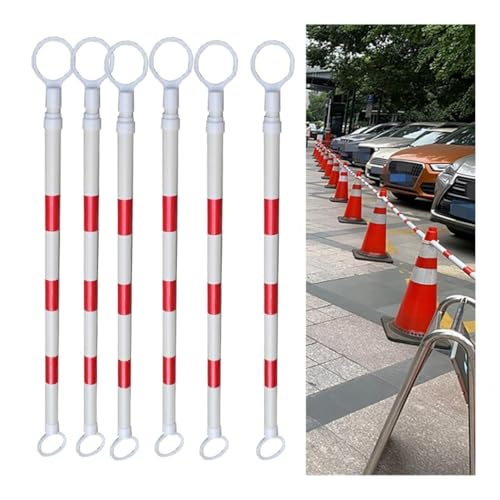 Barre de signalisation rétractable pour cône de sécurité réfléchissant 3m