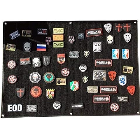 Medium Black Morale Display Patch Panel Cover