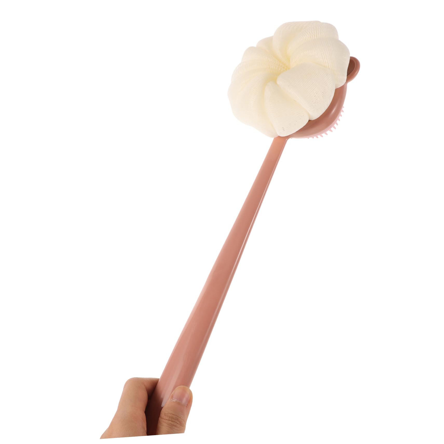 OSALADI 3pezzi Spazzola Da Bagno Esfoliante Dual-sided Con Manico Lungo Scrubber Per Schiena e Corpo Morbido Perfetta Per Doccia e Pulizia Della