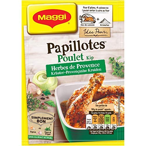 NESTLE MAGGI - Papillote De Poulet Herbes De Provence 34G - Lot De 4 - livraison offerte