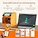 3D Printer for Kids, Safe for Children, Toy 3D Printer, STEM Learning Mate, Wi-Fi & App Control, Weekly Update Toy Library, Touch Screen, Mini Size, Easy Setting/One Click to Print