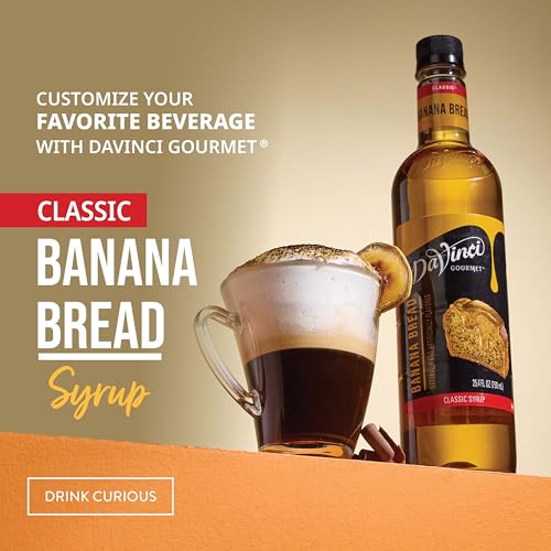 Image of DaVinci Gourmet Banana Bread Syrup, 25.4 Fluid Ounces (Pack of 1)