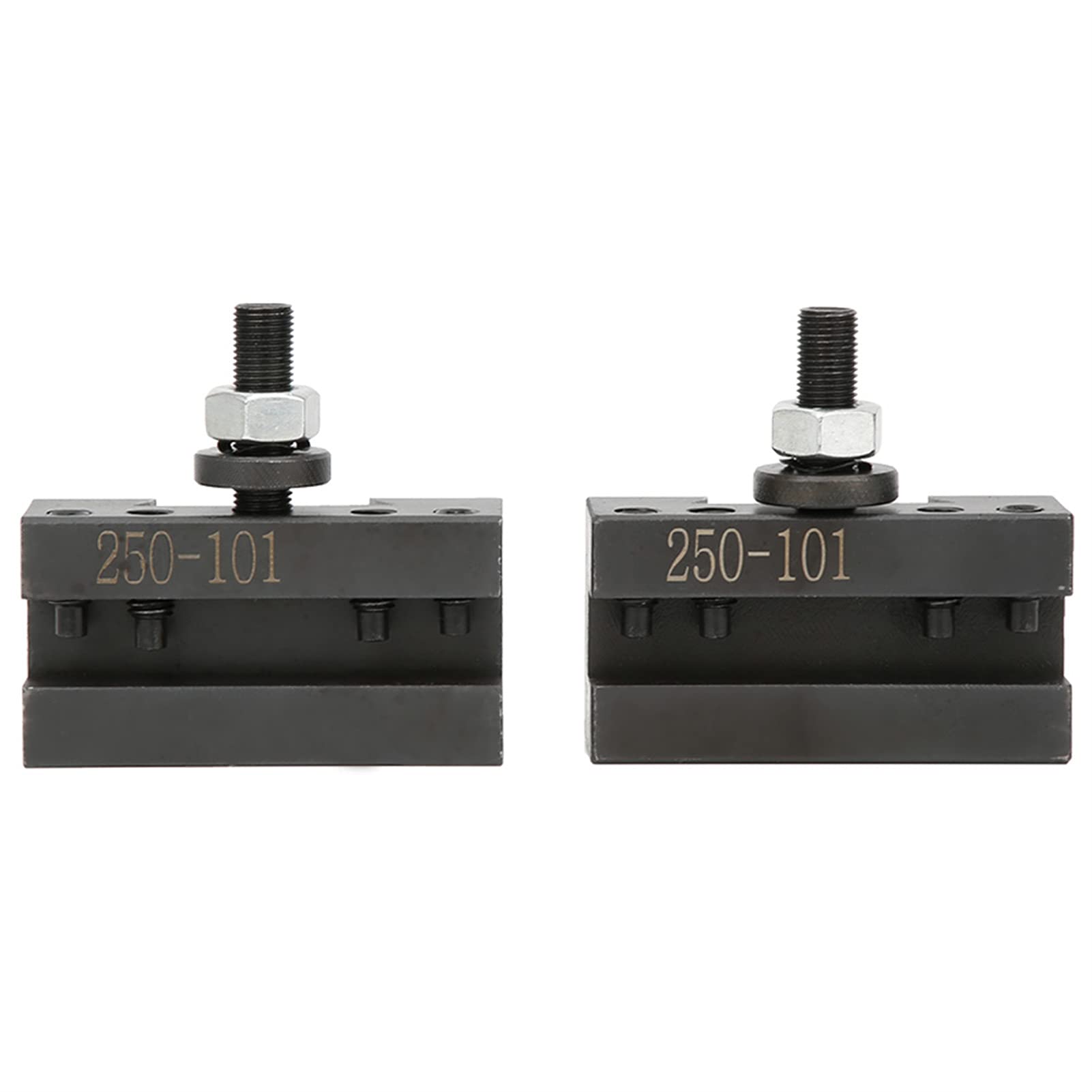 250-101 Quick Change Tool Post 2Pcs Quick Changing Boring Tool High Hardness High Carbon Steel CNC Fixture Lathe Tool Holder