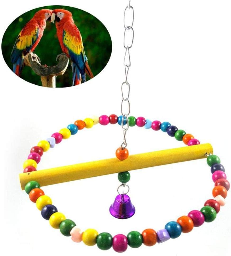 YITON Bird Swings Swing Cotton Rope Colorful Swing Climbing Ladder Chew Toy For Pet Training Parrot Bird Toy 4Pcs