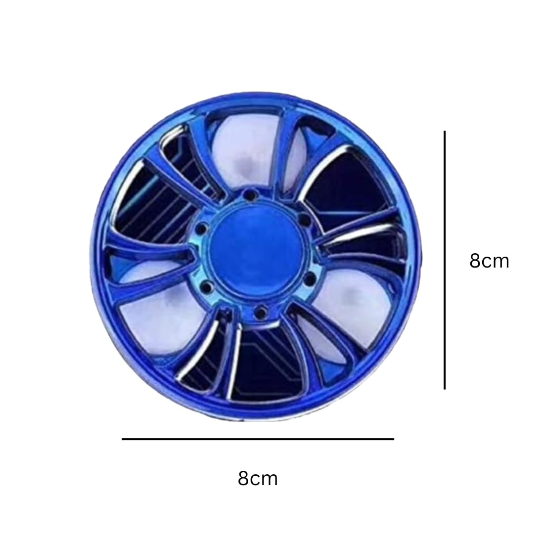 Premsons® Hand Spinner with Lights - High Speed Desk Toy Smooth Finger Spin Sensory Fidget Stress Relief Game Play for Kids & Adults - Metallic Blue 4