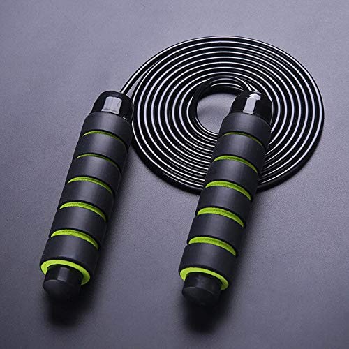 High-speed skipping rope skipping rope with counterweight - 170G greenSteel wire