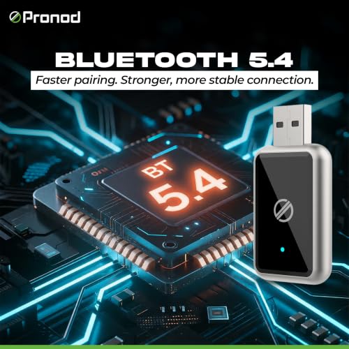 Image of PRONOD Wireless CarPlay & Android Auto Adapter | Convert Factory Wired CarPlay to Wireless | Fast Bluetooth & 5GHz WiFi | Auto Reconnect | USB & Type-C | Plug & Play | Compatible with iPhone iOS