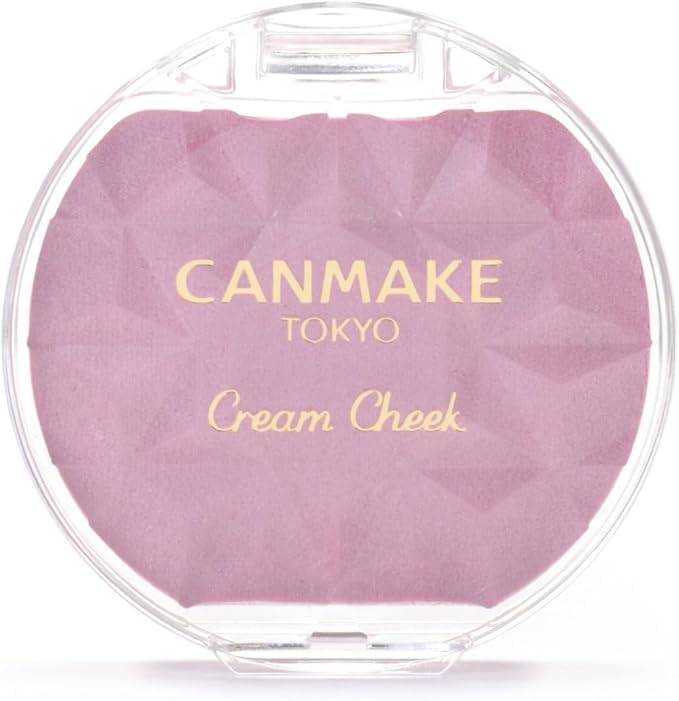 Canmake Cream Cheek Pearl Type P05 Pale Lilac Blush Made in Japan