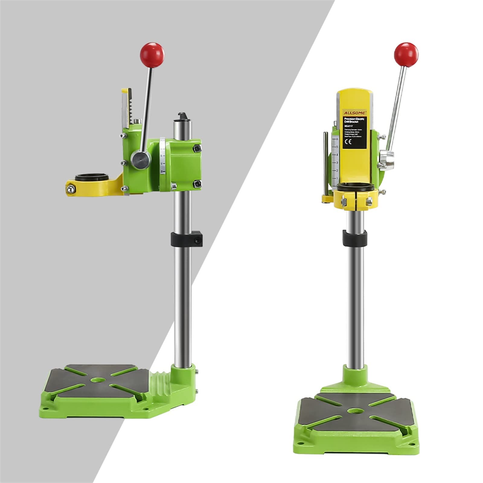 Utensile per fresatrice per legno Supporto per pressa per trapano specioso Mini staffa per trapano elettrico Rotante a 90 gradi con telaio fisso Morsetto per banco da lavoro Trimmer per la lavorazio