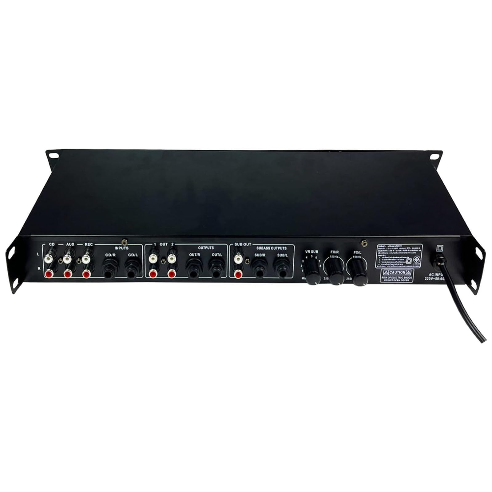 Dispositivo Numerico Professionale di Precondizionamento, Audio a Processore Multieffetto di Riverbero Digitale, Preamplificatore di Preamplificazione, Gamma di Frequenza 20Hz-20kHz