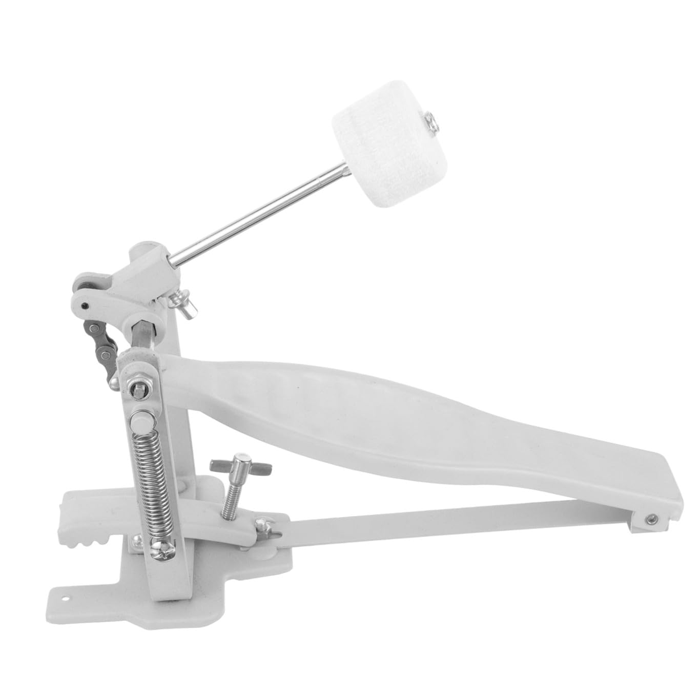 Toddmomy Pedale Singolo per Grancassa in Ottone Battente Regolabile, Accessorio per Batteria Acustica e Elettronica, Adatto a Musicisti Professionisti
