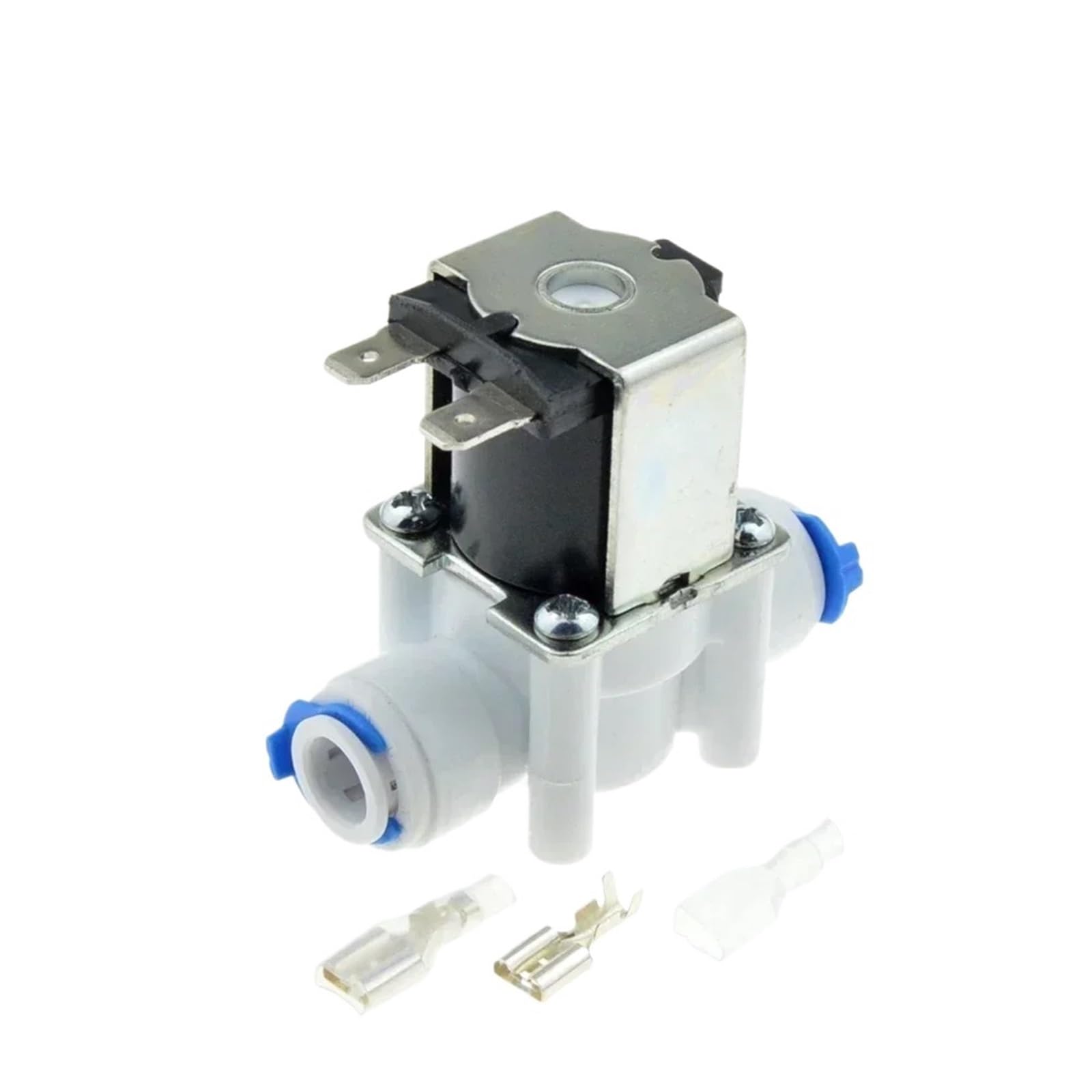 12V 24V 220V Electric Plastic Solenoid Valve Normal Closed 1/4" 3/8"(for 1I4,DC 12V_Normally Closed)