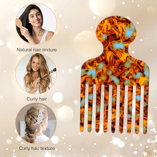 Peine Hair Pick Comb 12 cm para cabello rizado miniatura 5