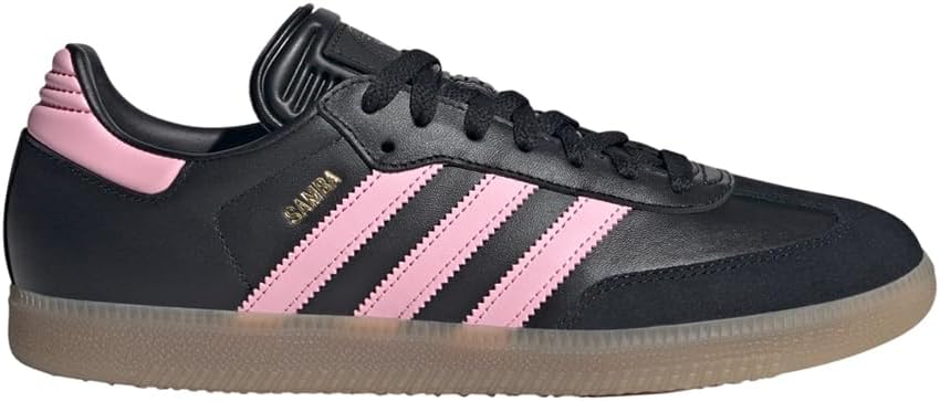 adidas Mens Samba Inter Miami Lace Up Sneakers Shoes Casual - Black, Pink - Size 10.5 M