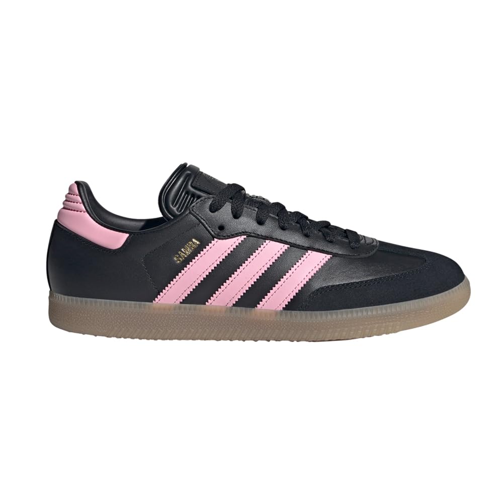 adidas Mens Samba Inter Miami Lace Up Sneakers Shoes Casual - Black, Pink